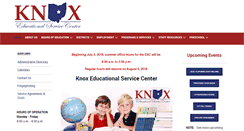 Desktop Screenshot of knoxesc.org